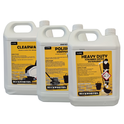 Floor Polish, Stripper & Scrubber Dryer Detergent