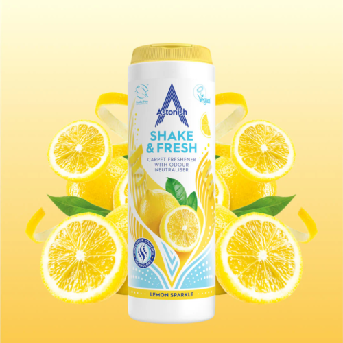 Astonish Shake & Fresh Carpet Freshener Lemon 350g