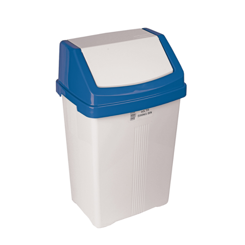 Blue Lid 50L swing bin