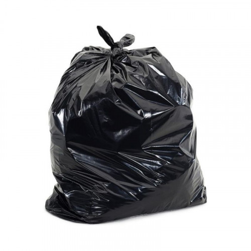 black medium duty bin bags