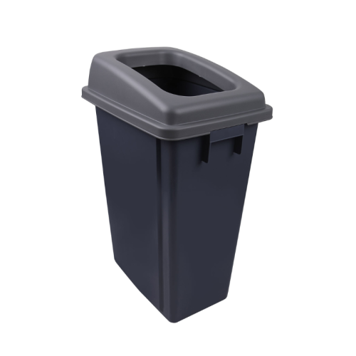 Recycling Buddy Bin and Grey Open Lid 60L