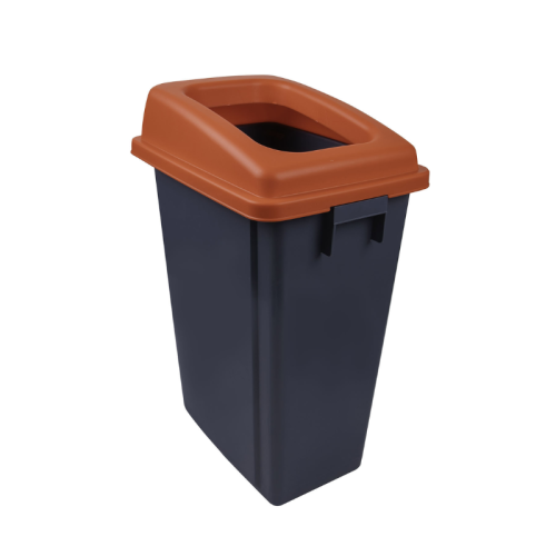 Recycling Buddy Bin and Red Open Lid 60L