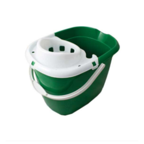 12l Green Plastic Mop Bucket 