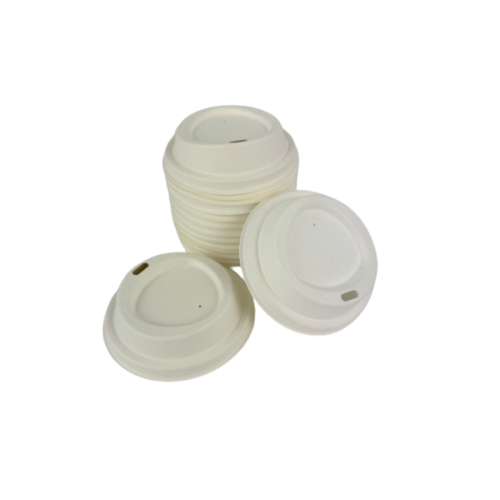 Bagasse Coffee Cup Lids 12oz/16oz