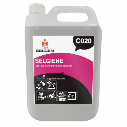 Selgiene Food Safe Sanitiser Cleaner 5L
