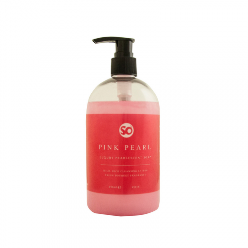 Pink Pearlised Hand Soap 450ml