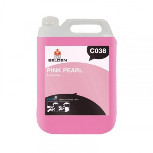 pink pearlised hand soap 5 litre