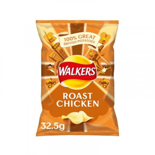 walkers roast chicken crisps standard