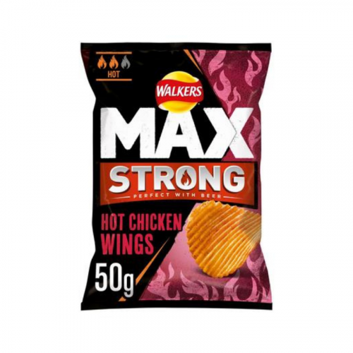 walkers max strong grab bag hot chicken wing 