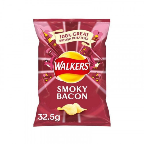 walkers smokey bacon crisps grab bag