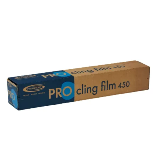 18" (45cm) Cling Film in Cutter Box 300m