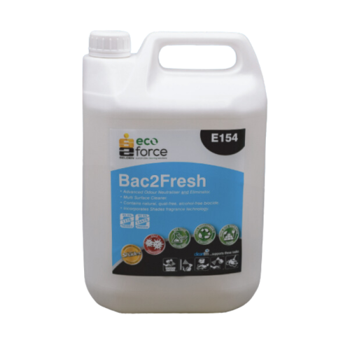 Bac2Fresh Advanced Surface Cleaner, Sanitiser & Odour Neutraliser 5L EN 1276, EN 14476