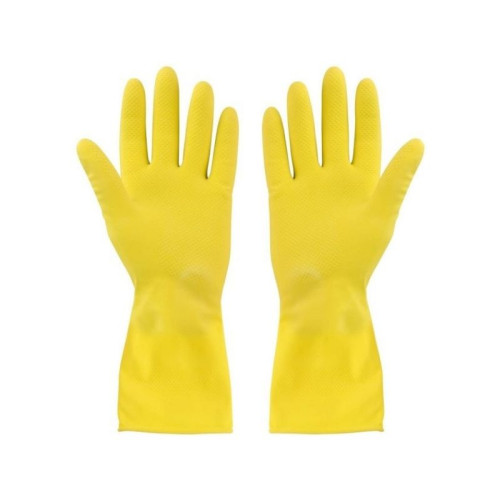 Yellow Rubber Gloves - Large