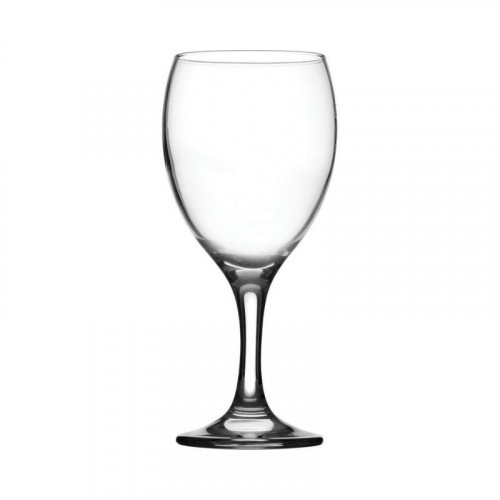 12oz imperial wine glass lined at 250ml