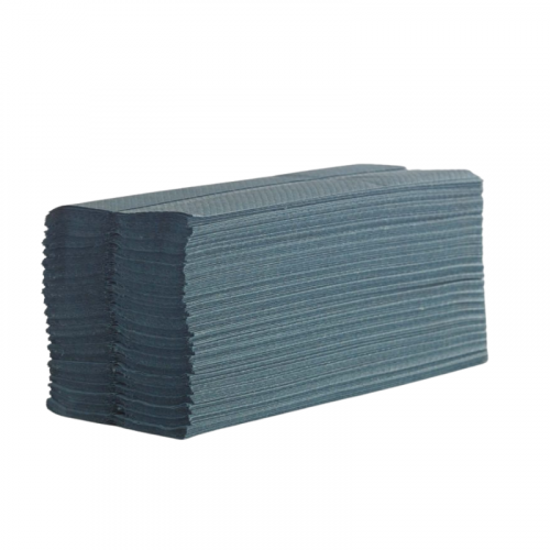 1Ply Blue Z-Fold Paper Hand Towels