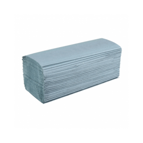 blue 1ply interfold hand towel