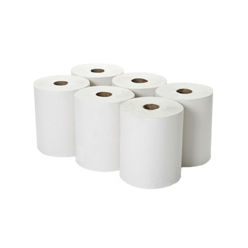 White 2Ply Towel Roll 20cm x 150m
