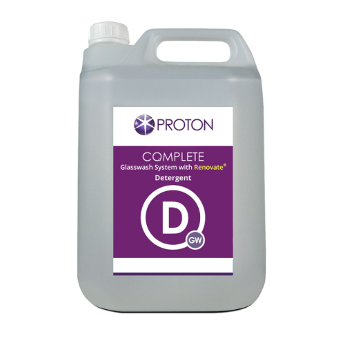 Proton Complete Glasswash Detergent with Renovate 5L