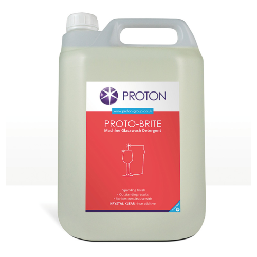 Proton Brite Glasswash Detergent 5L