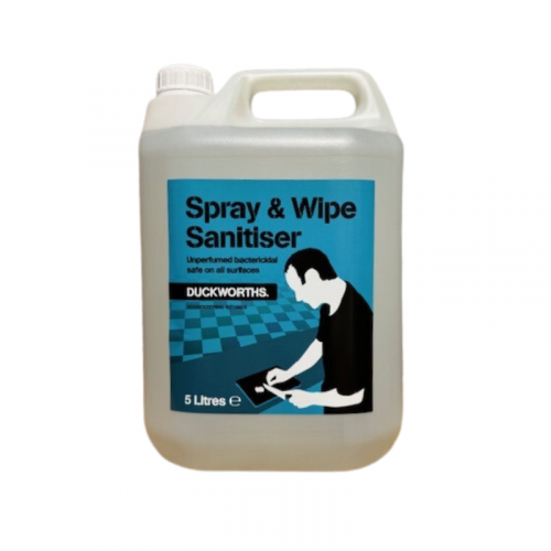 Duckworth Spray & Wipe Sanitiser Refill 5L EN-1276