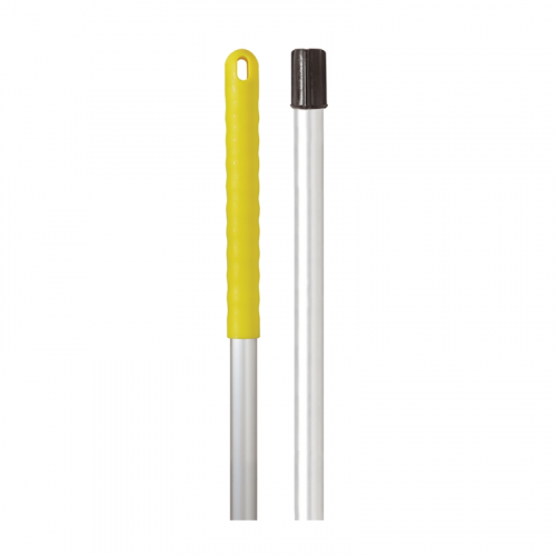 Yellow 1.37m (54") Aluminium Mop Handle Excel (Delta Socket)
