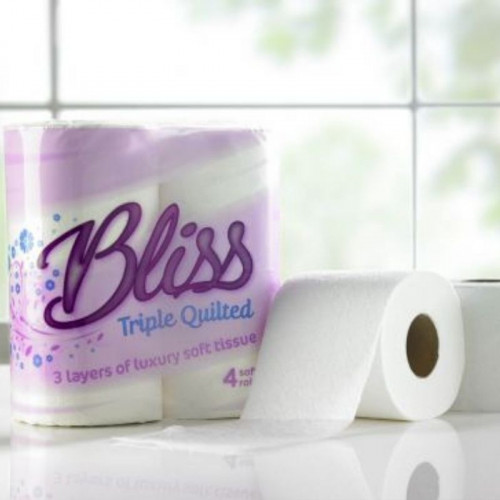 luxury quilted 3 ply toilet roll