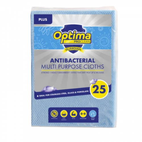 Optima Plus Antibac Cloth Blue