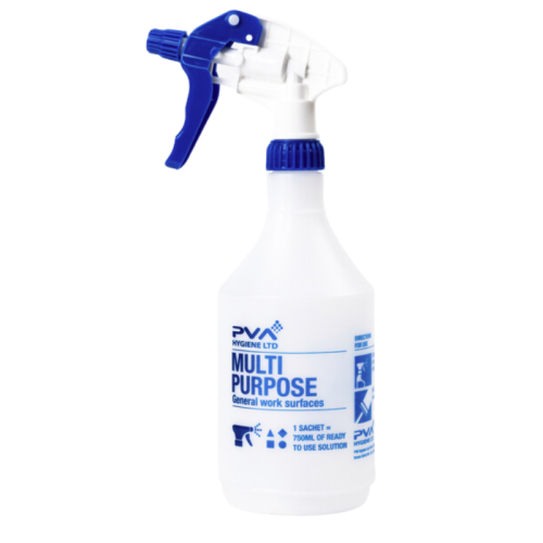PVA Hygiene Multi Purpose Cleaner Trigger Spray Bottle 750ml