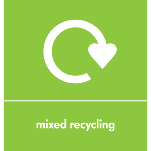 Recycling Sticker - Mixed (Green)
