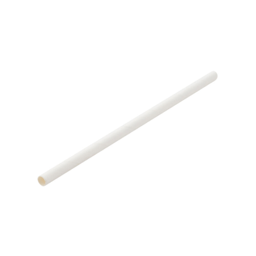 Paper Straw White 5.5"