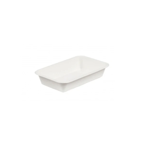 Bagasse Deep Food Tray 140mm (w) x 215mm (l) x 40mm (d)