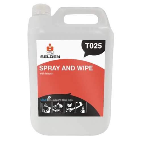Spray & Wipe with Bleach Cleaner 5 Litre