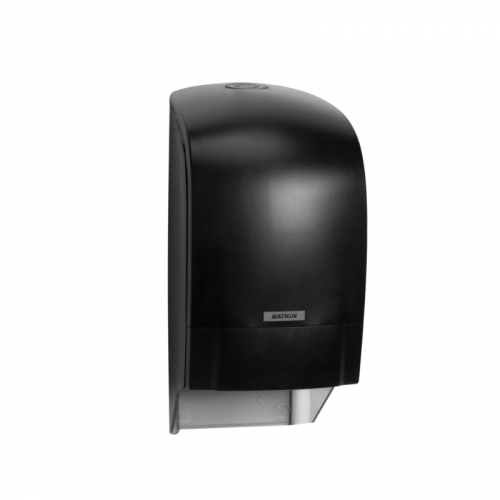 Katrin Black Inclusive System Toilet Roll Dispenser