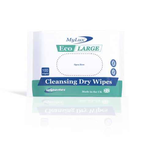 Mylux Eco 100 Dry Wipes Large (39cm x 26cm)