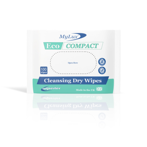 Mylux Eco 100 Dry Wipes Small (27cm x 20cm)