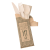 3 in 1 Wooden Cutlery Pack