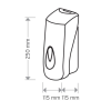 Modular White Bulk Fill Dispenser 900ml