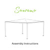 Sanremo Pergola - White 5m x 5m