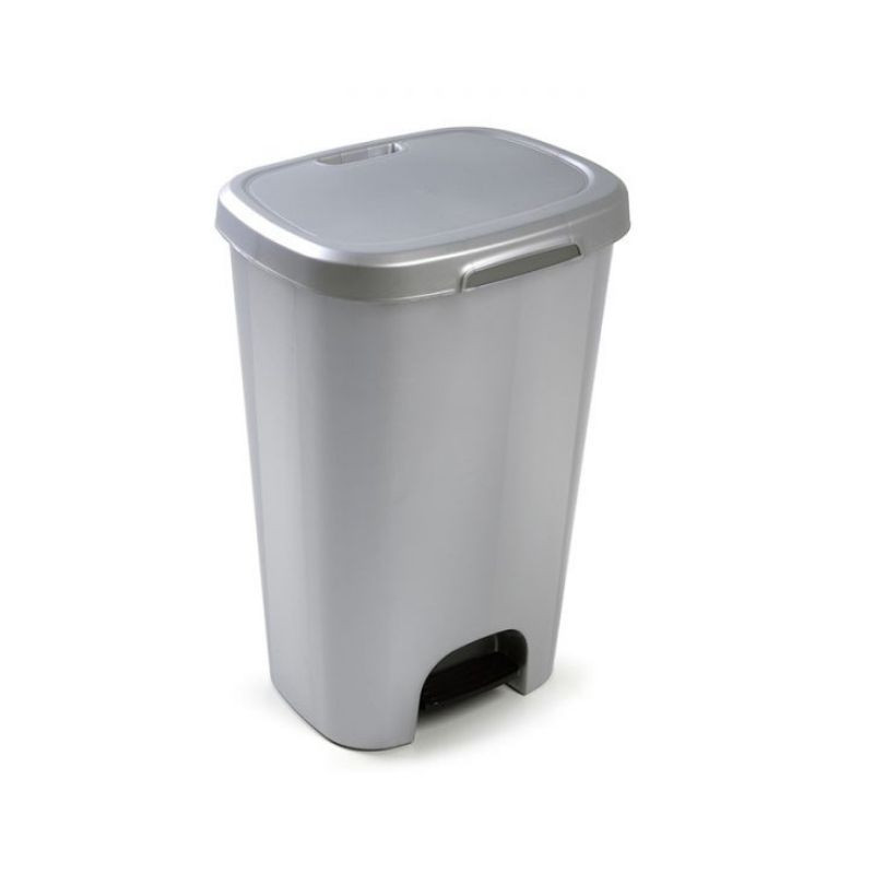 50 Litre Grey Pedal Bin