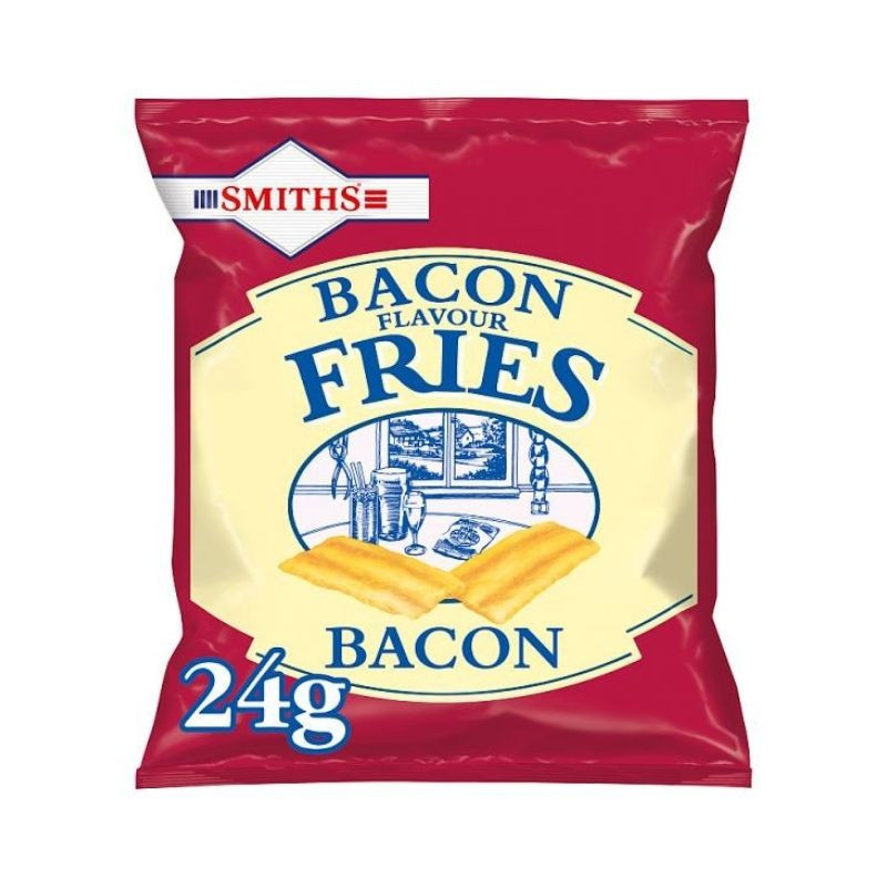 Smiths Bacon Fries 25g Card of 24