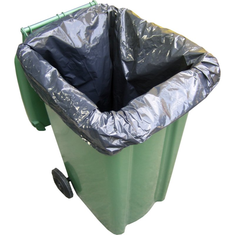 Black Heavy Duty Wheelie Bin Bags Duckworth