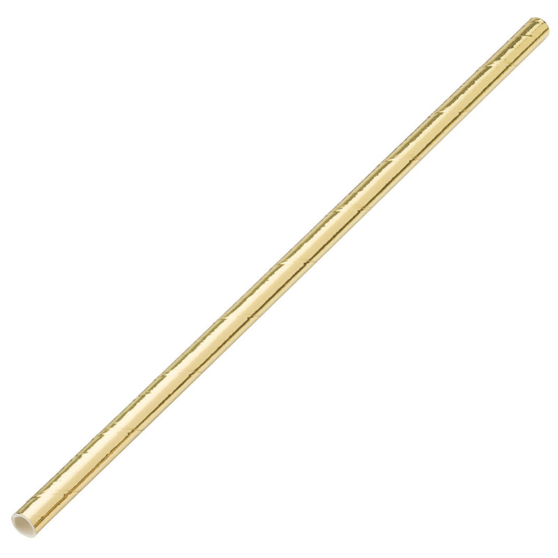 Paper Straw Gold 8