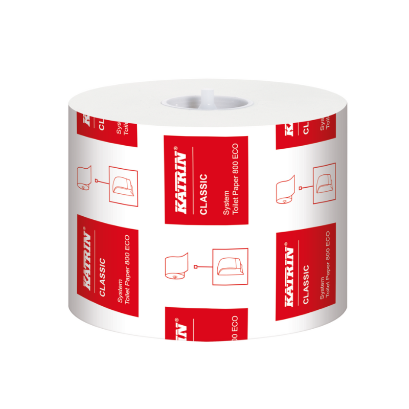 Katrin Classic Eco System 800 Toilet Rolls (Pack of 36)